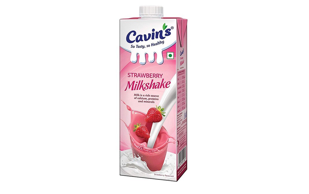 Cavin's Strawberry Milkshake    Tetra Pack  1 litre